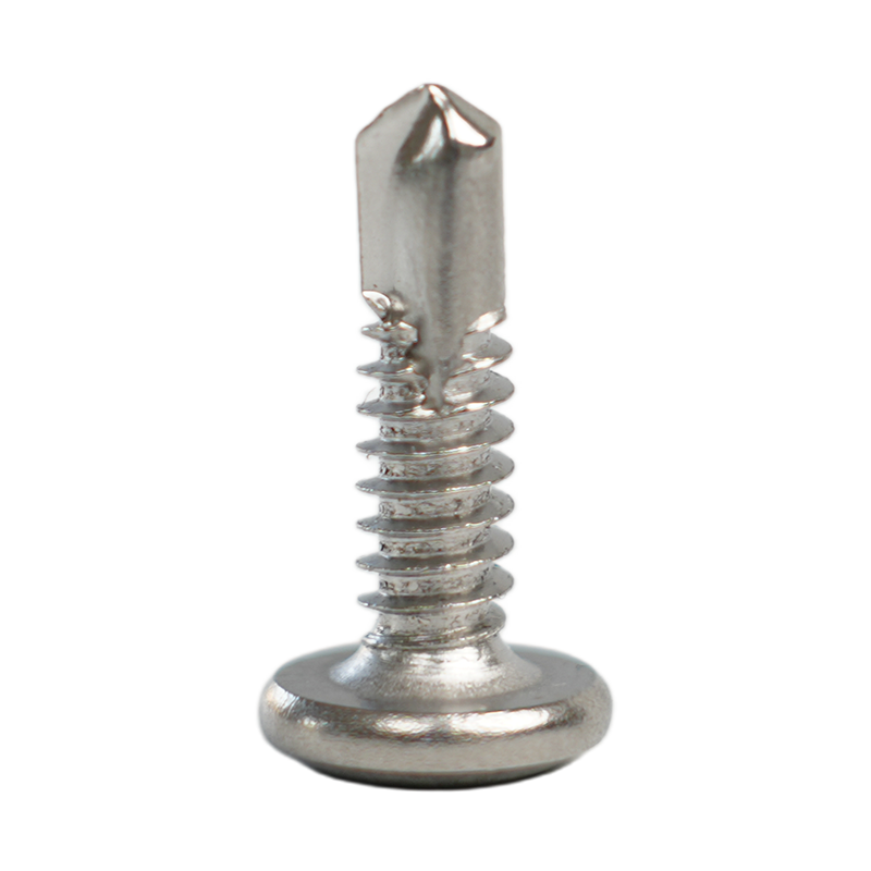 SUS410 zelfborende schroeven met platte kop en zeskant